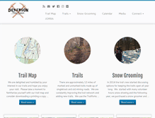 Tablet Screenshot of dickersonminepreserve.com